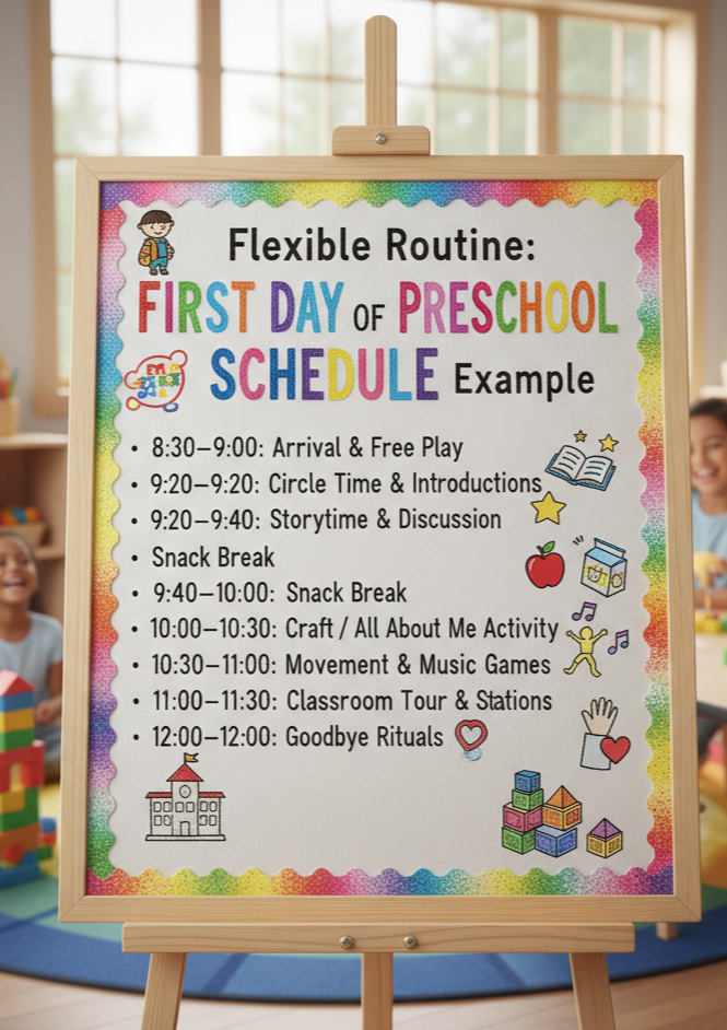 First Day of Preschool Ideas for Teachers